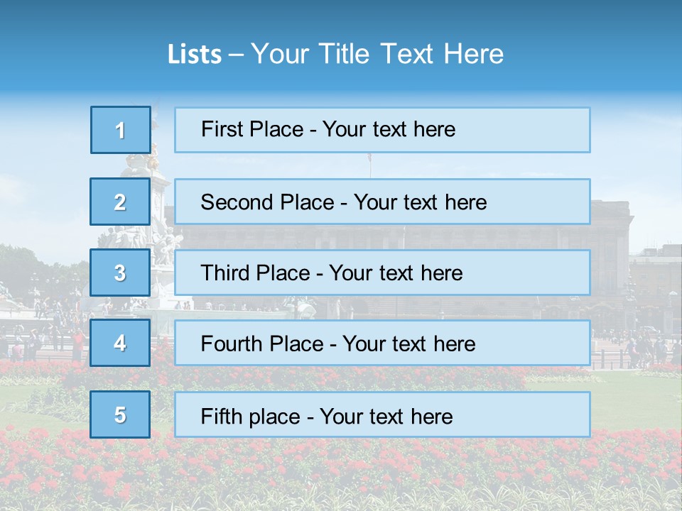 Europe Queen Britain PowerPoint Template