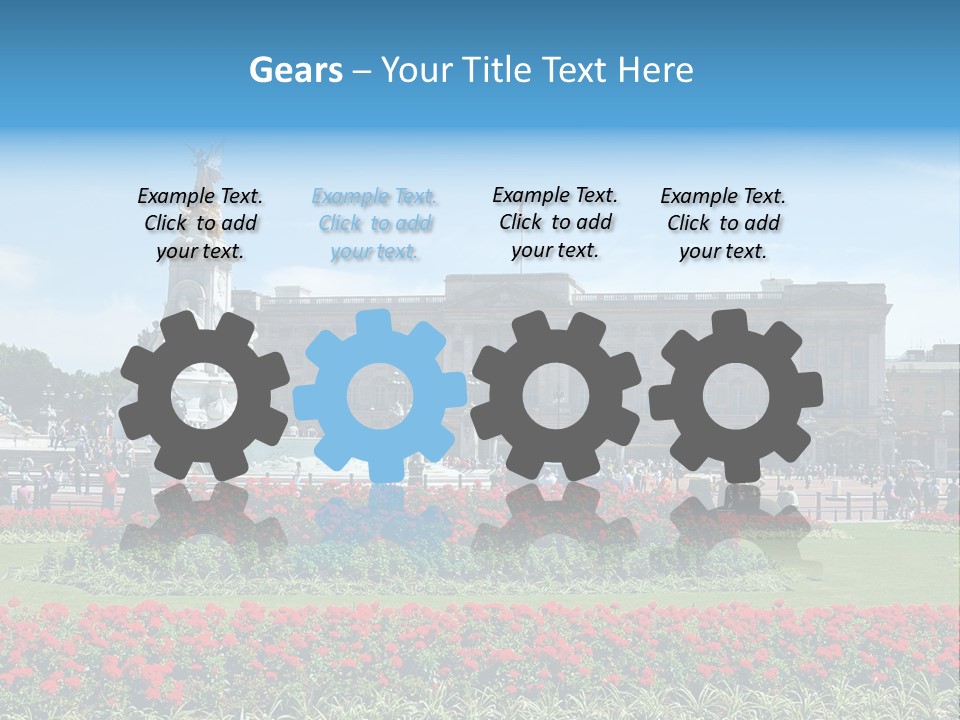 Europe Queen Britain PowerPoint Template