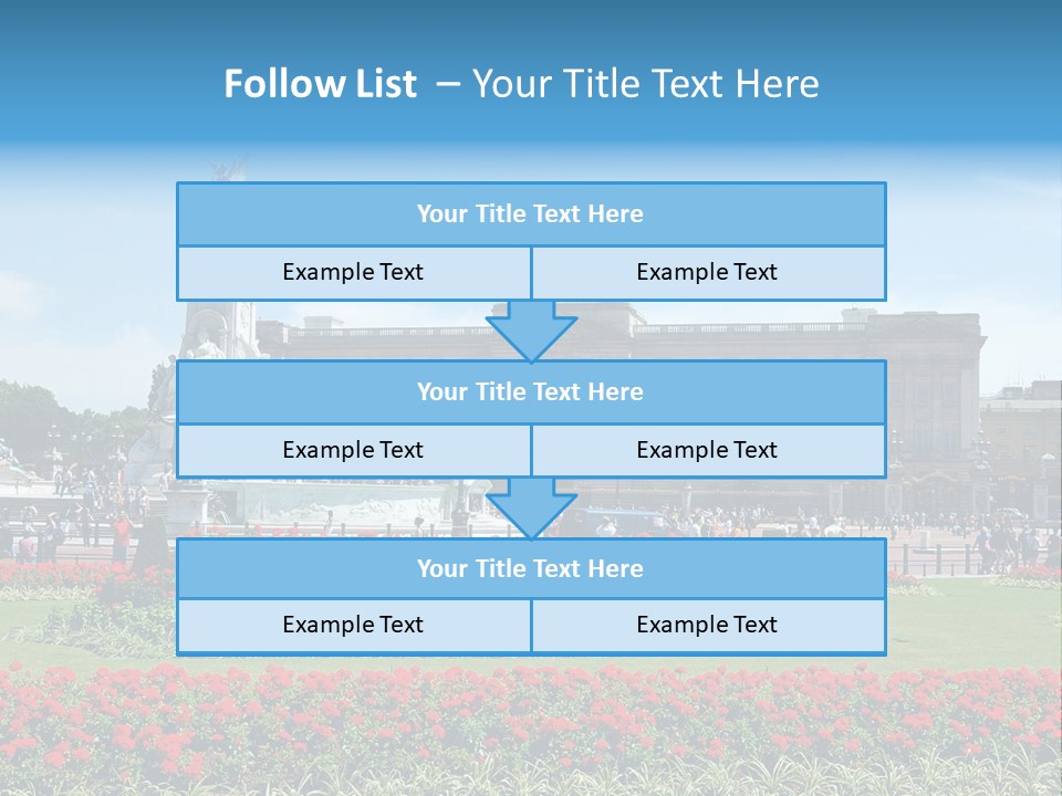 Europe Queen Britain PowerPoint Template