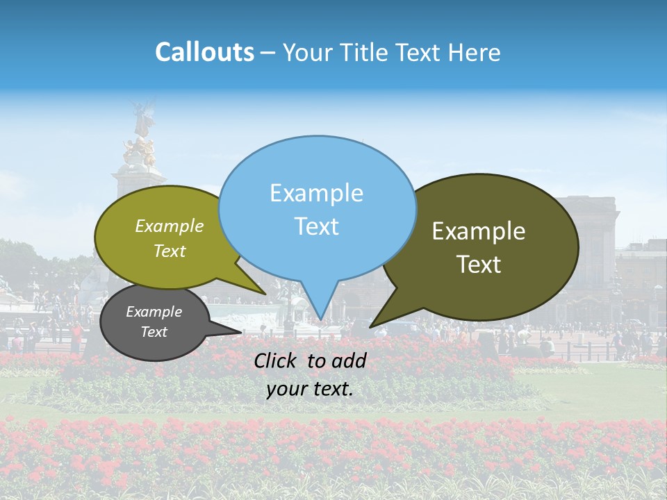 Europe Queen Britain PowerPoint Template