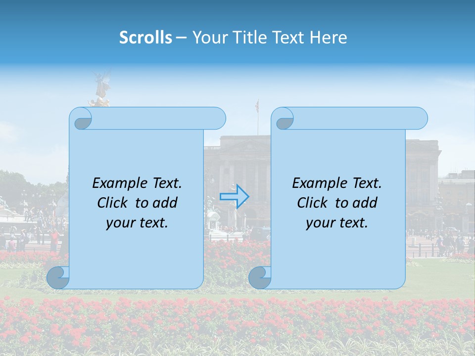 Europe Queen Britain PowerPoint Template