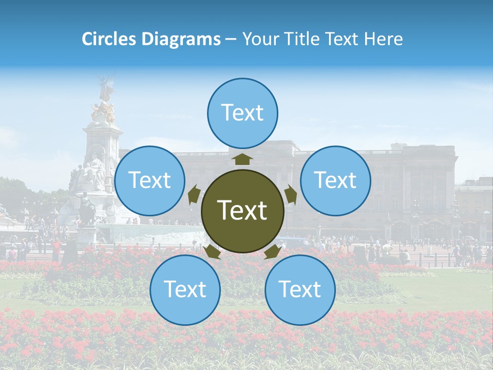 Europe Queen Britain PowerPoint Template