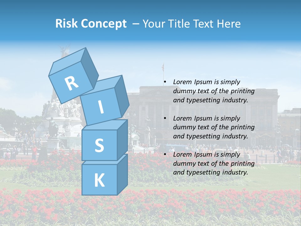 Europe Queen Britain PowerPoint Template