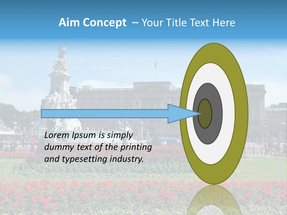 Europe Queen Britain PowerPoint Template