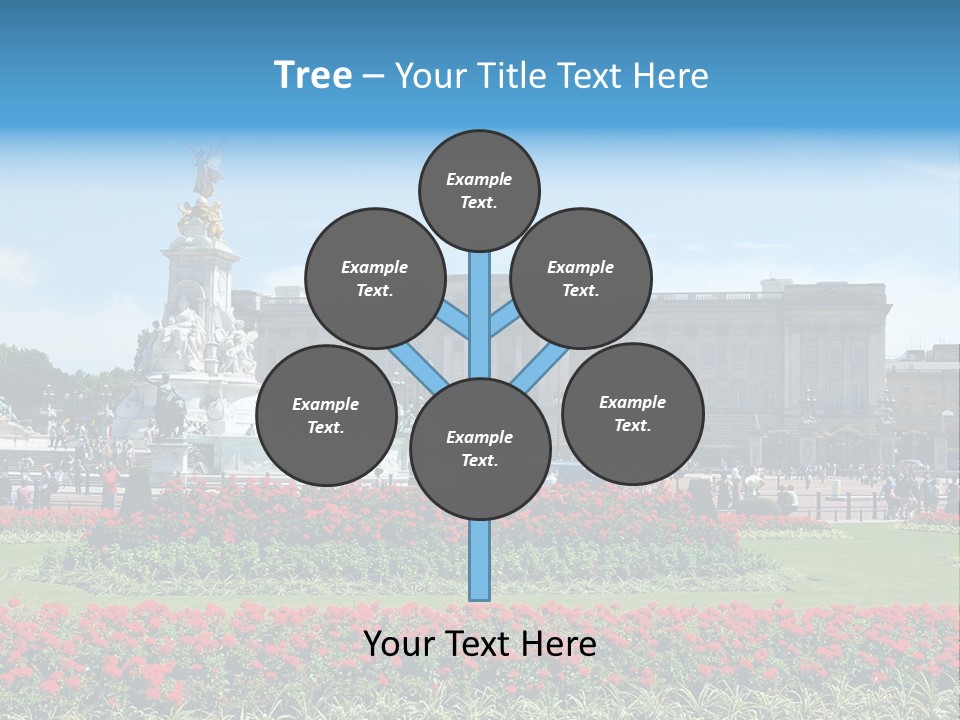 Europe Queen Britain PowerPoint Template