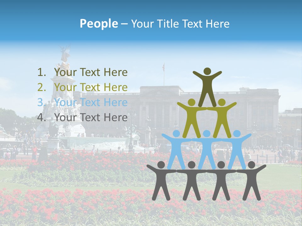 Europe Queen Britain PowerPoint Template