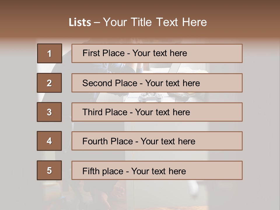 Teenage Entertainment Teenager PowerPoint Template