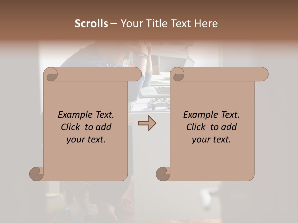 Teenage Entertainment Teenager PowerPoint Template