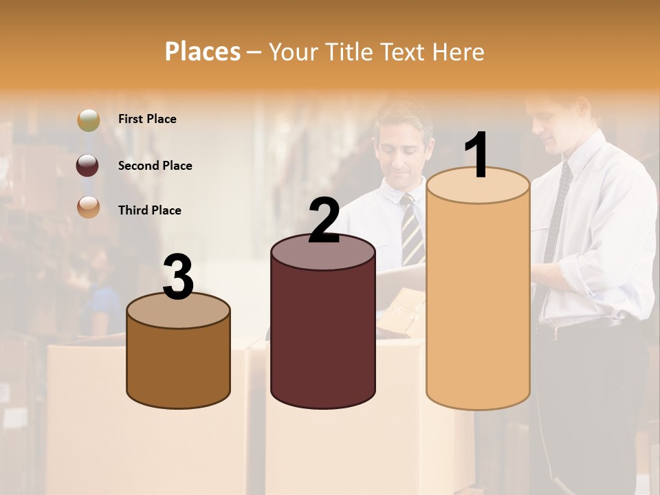 Touchscreen Dispatch Logistics PowerPoint Template