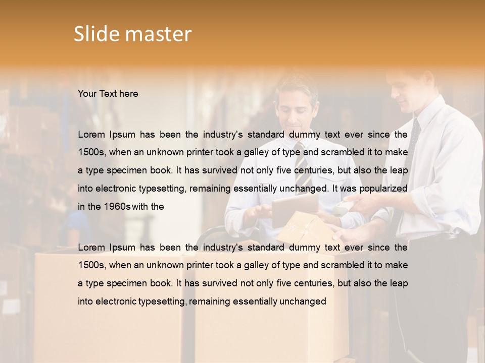 Touchscreen Dispatch Logistics PowerPoint Template