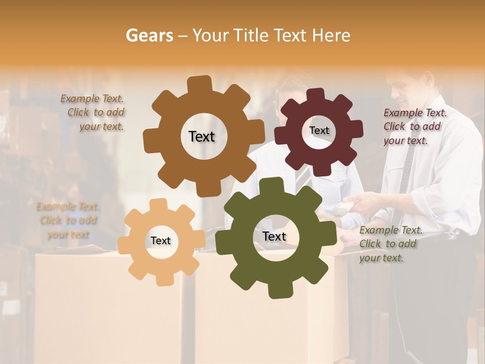 Touchscreen Dispatch Logistics PowerPoint Template