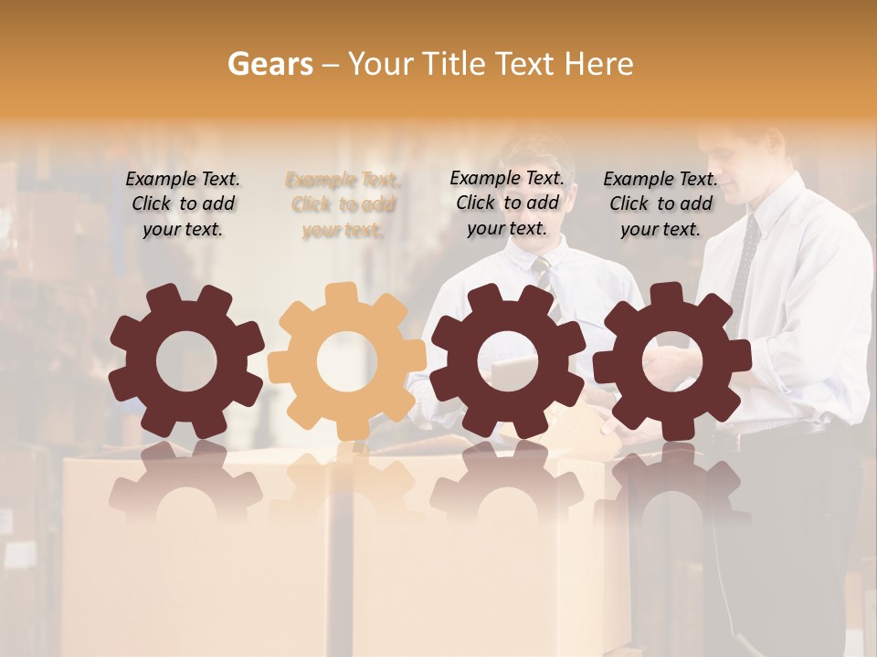 Touchscreen Dispatch Logistics PowerPoint Template