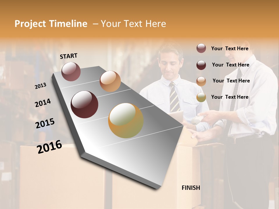 Touchscreen Dispatch Logistics PowerPoint Template