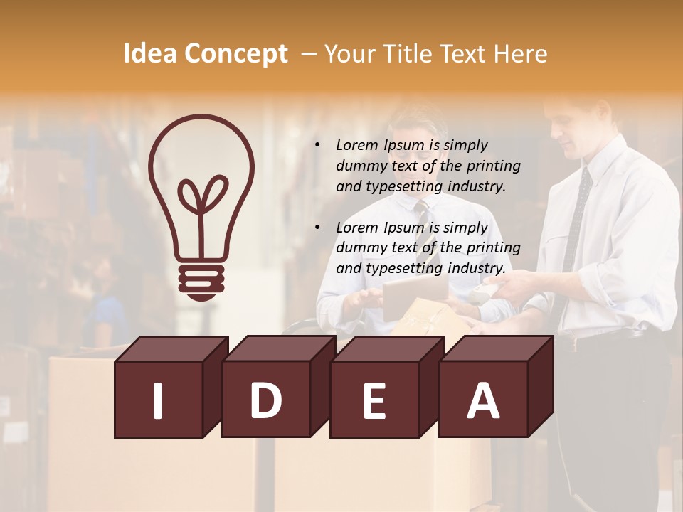 Touchscreen Dispatch Logistics PowerPoint Template