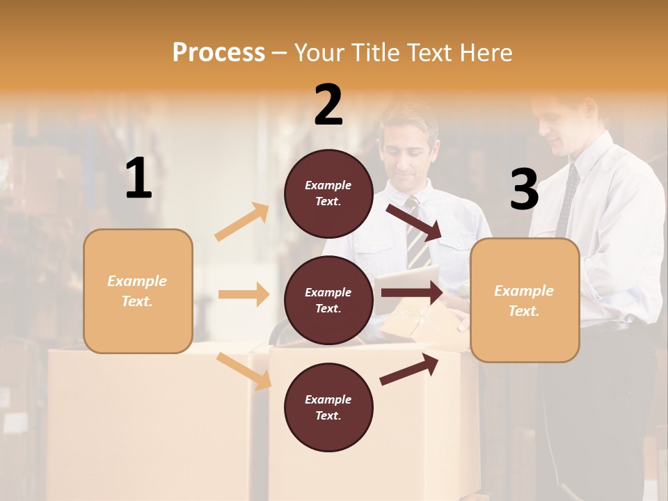 Touchscreen Dispatch Logistics PowerPoint Template