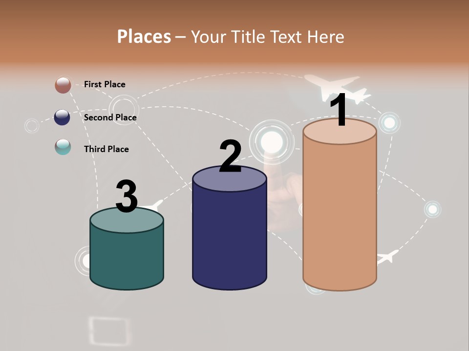 Traffic Abstract Passenger PowerPoint Template