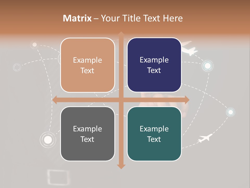Traffic Abstract Passenger PowerPoint Template