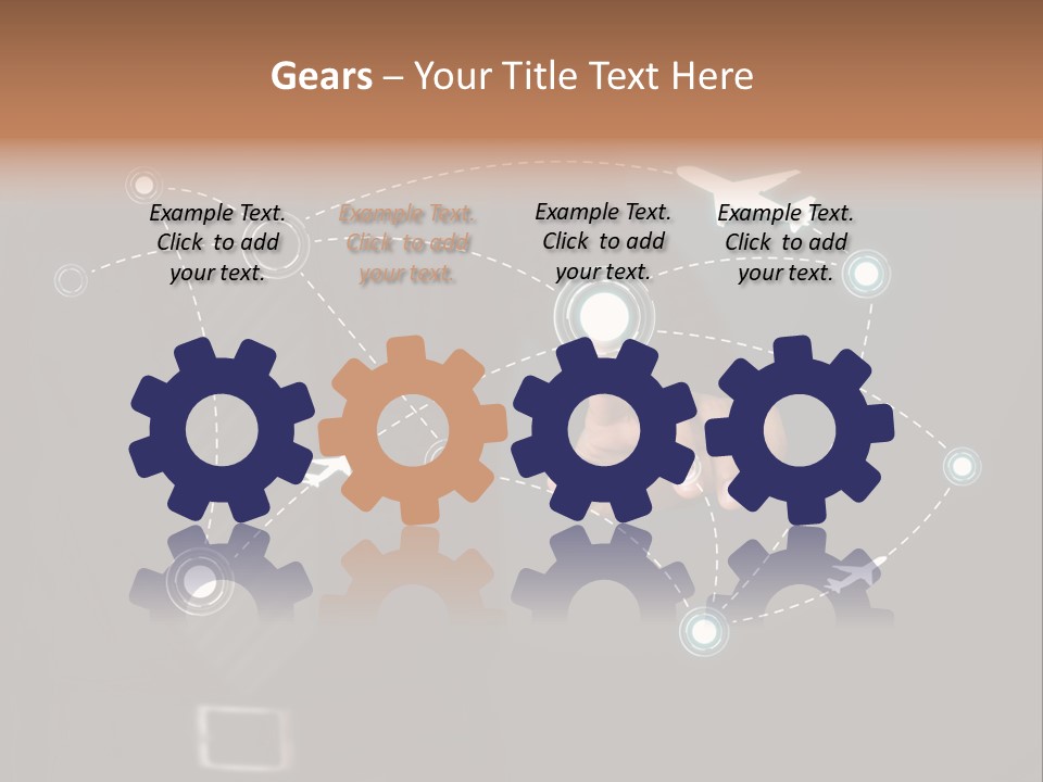 Traffic Abstract Passenger PowerPoint Template