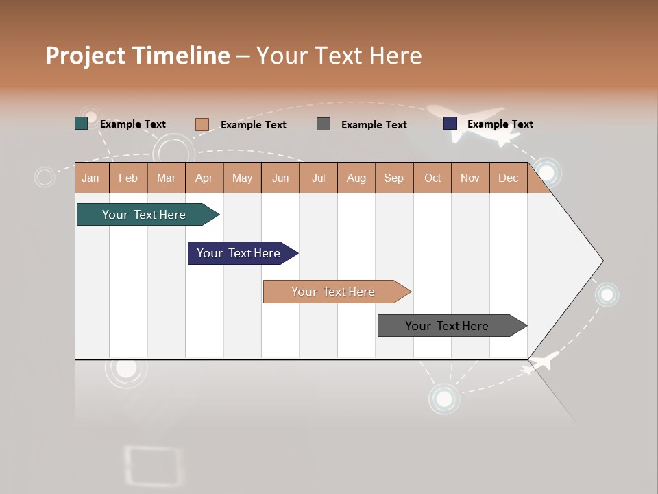 Traffic Abstract Passenger PowerPoint Template