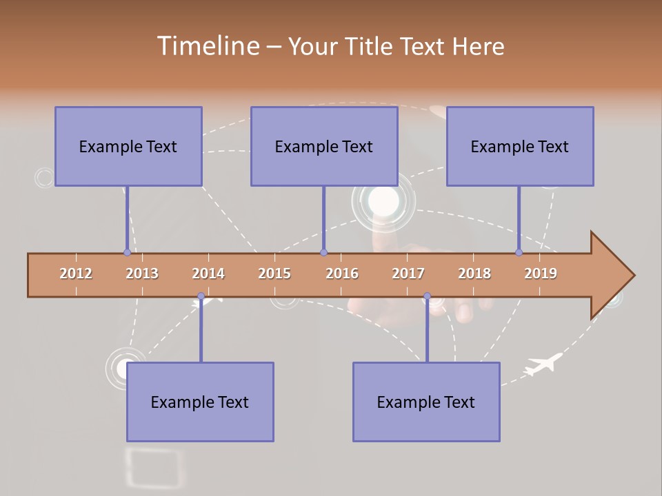 Traffic Abstract Passenger PowerPoint Template