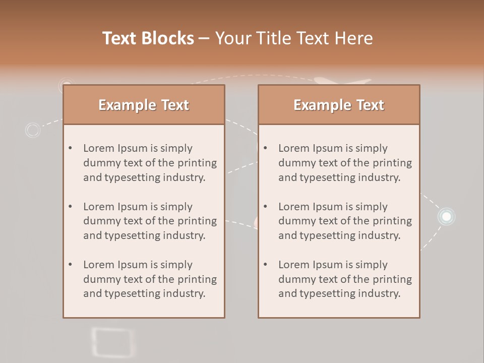 Traffic Abstract Passenger PowerPoint Template