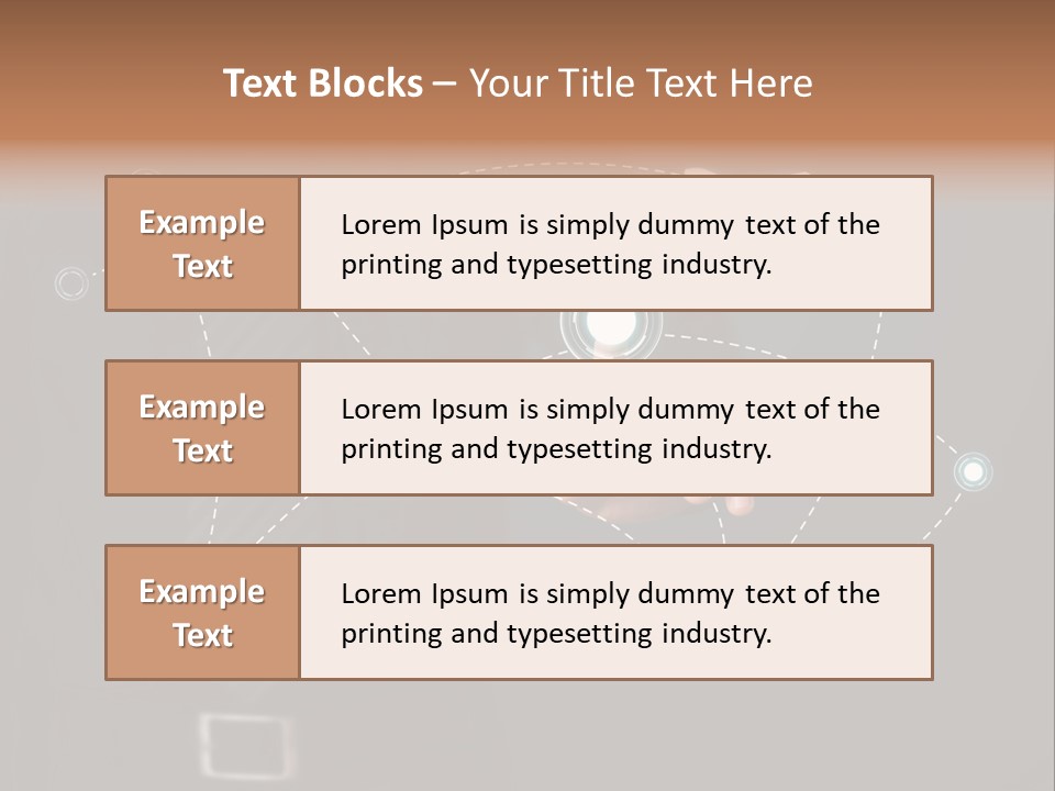 Traffic Abstract Passenger PowerPoint Template