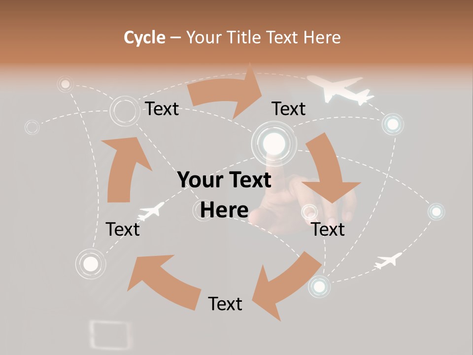 Traffic Abstract Passenger PowerPoint Template