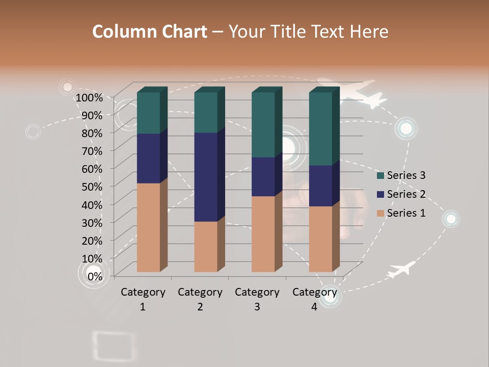 Traffic Abstract Passenger PowerPoint Template