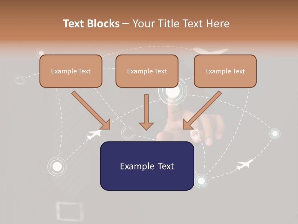 Traffic Abstract Passenger PowerPoint Template