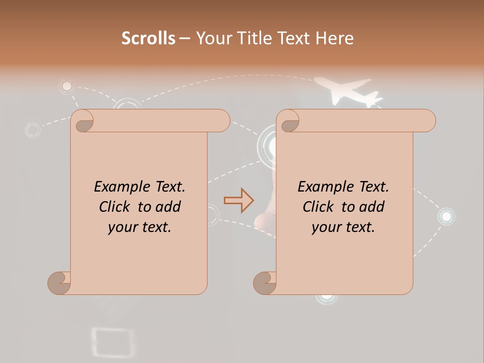 Traffic Abstract Passenger PowerPoint Template