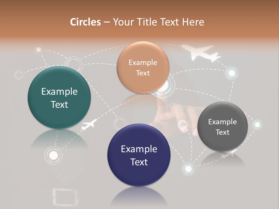 Traffic Abstract Passenger PowerPoint Template