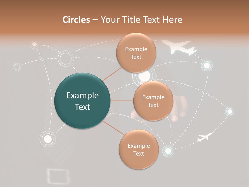Traffic Abstract Passenger PowerPoint Template