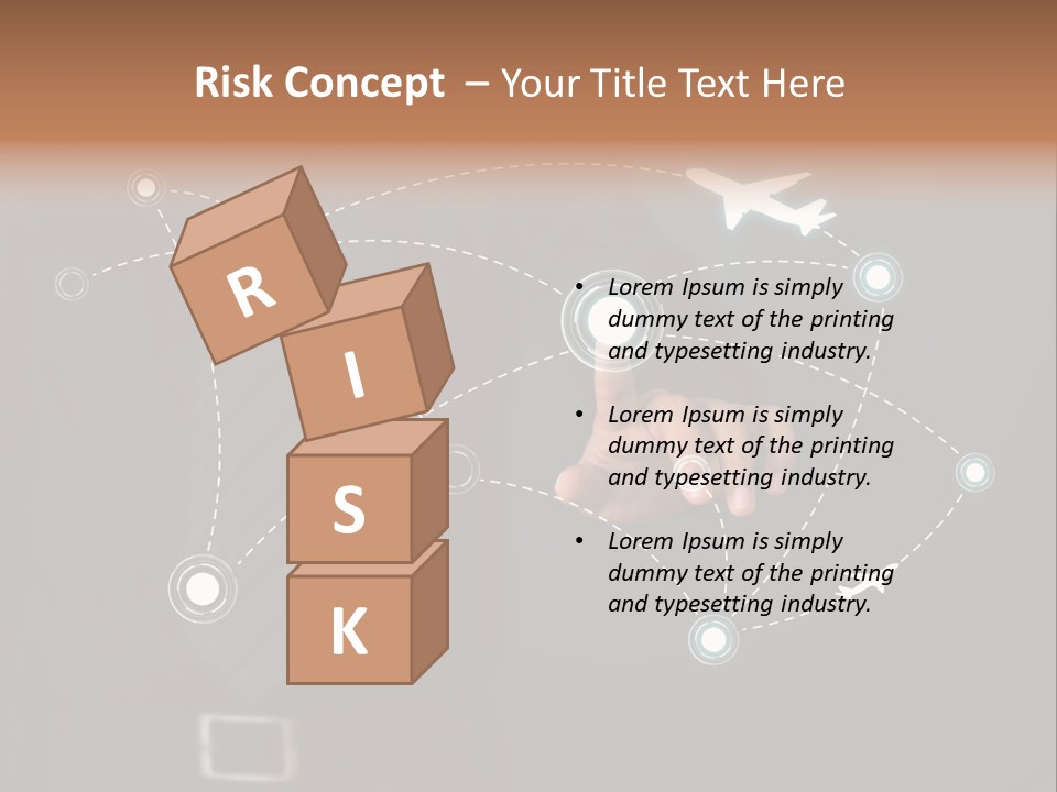 Traffic Abstract Passenger PowerPoint Template