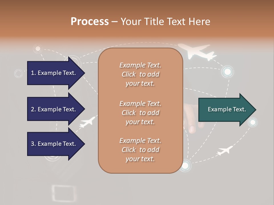 Traffic Abstract Passenger PowerPoint Template