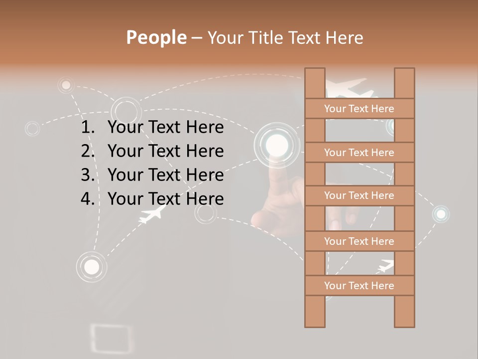 Traffic Abstract Passenger PowerPoint Template