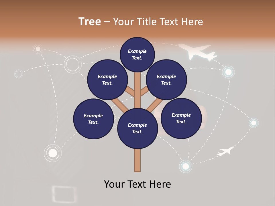 Traffic Abstract Passenger PowerPoint Template