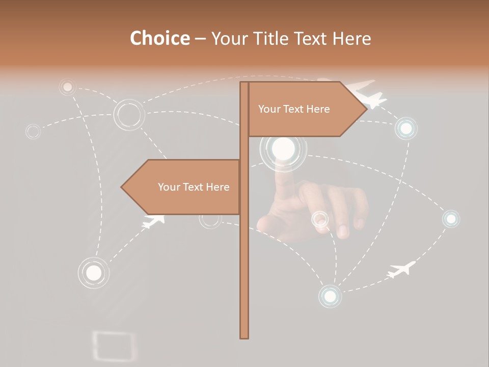 Traffic Abstract Passenger PowerPoint Template