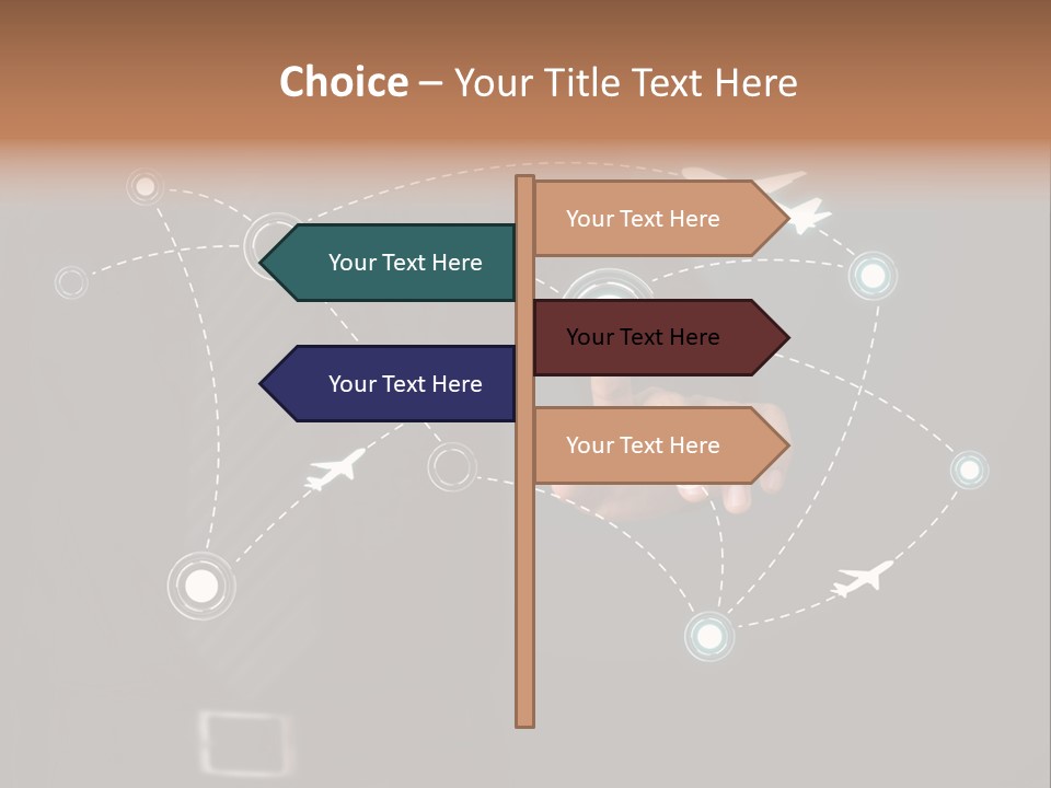 Traffic Abstract Passenger PowerPoint Template