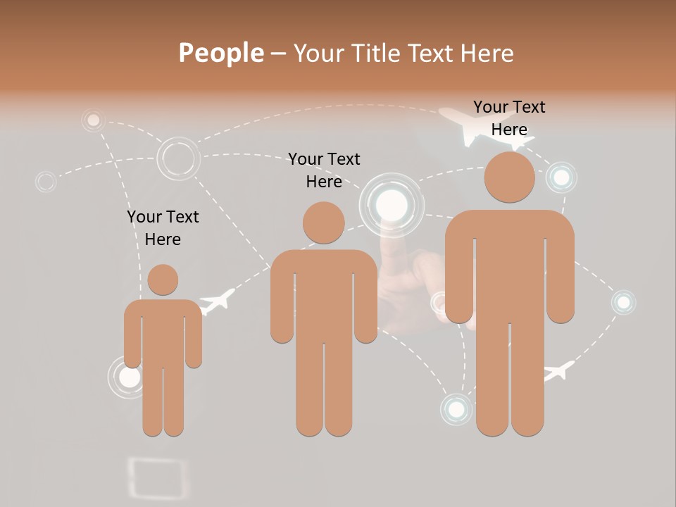 Traffic Abstract Passenger PowerPoint Template