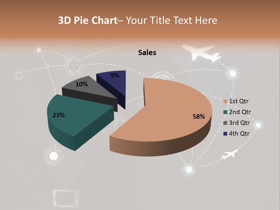 Traffic Abstract Passenger PowerPoint Template