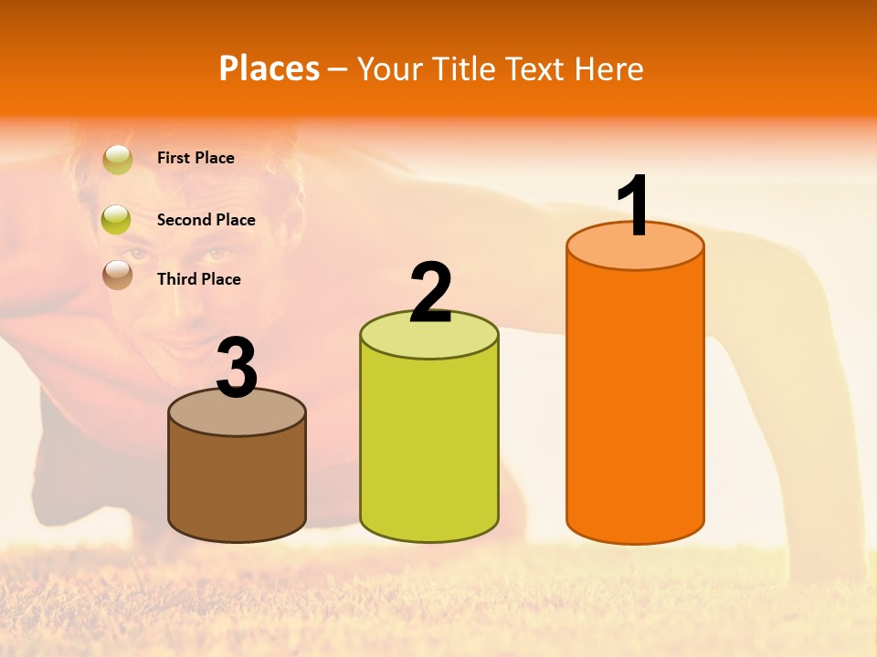 Male Body Sunny PowerPoint Template