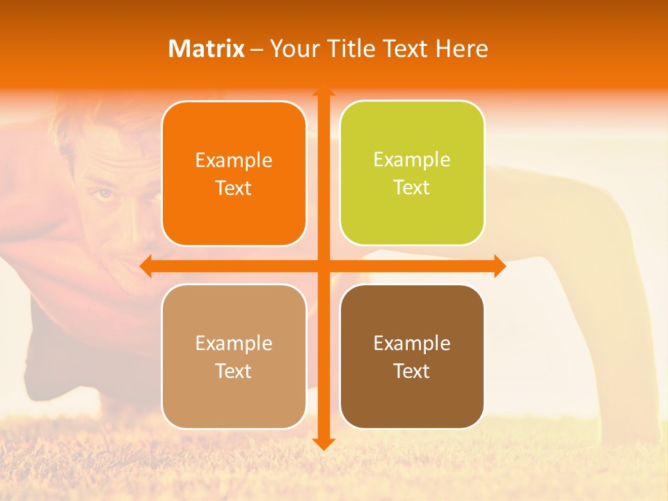 Male Body Sunny PowerPoint Template