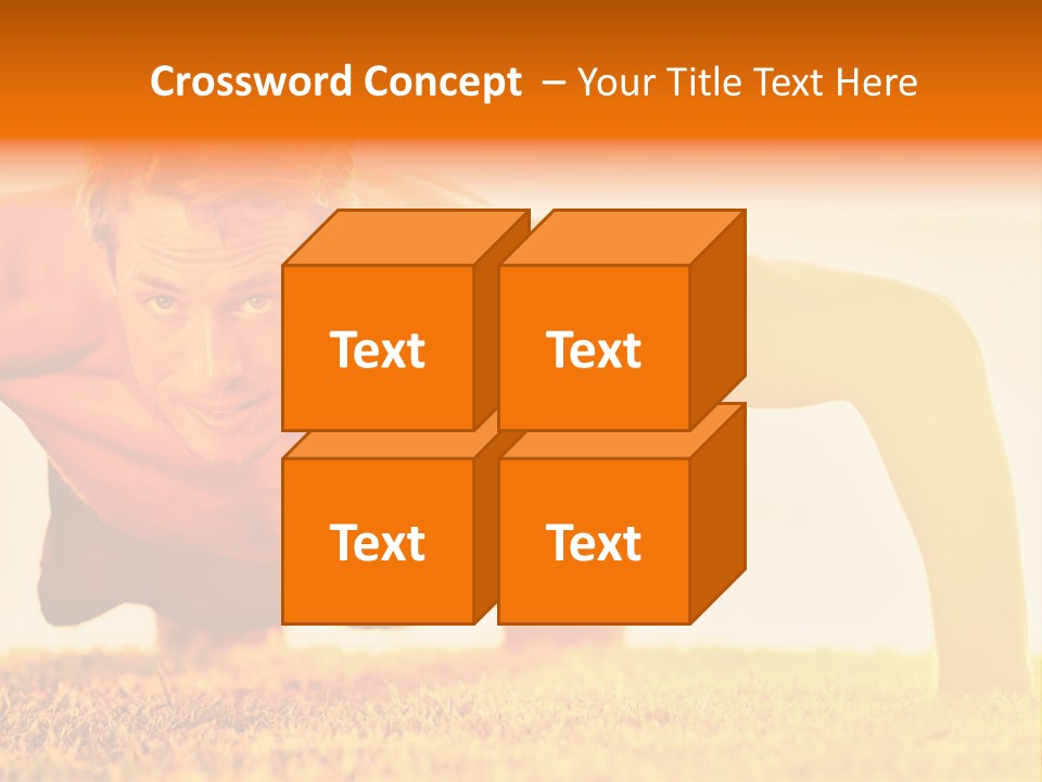 Male Body Sunny PowerPoint Template