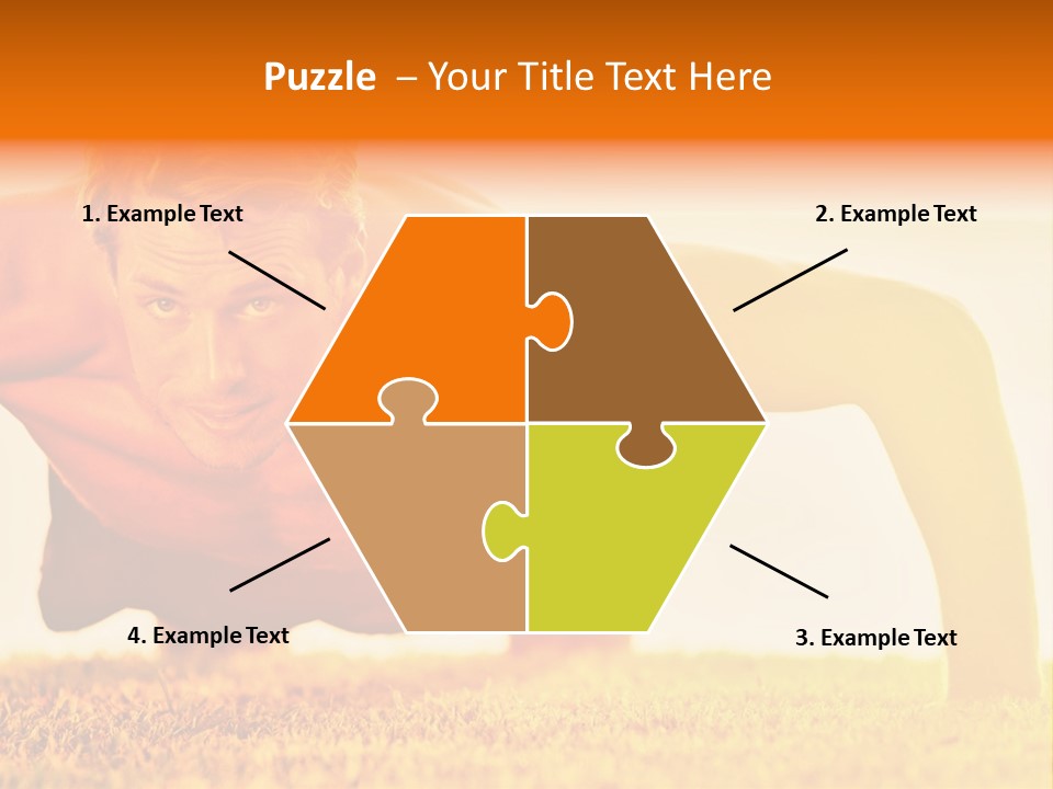 Male Body Sunny PowerPoint Template