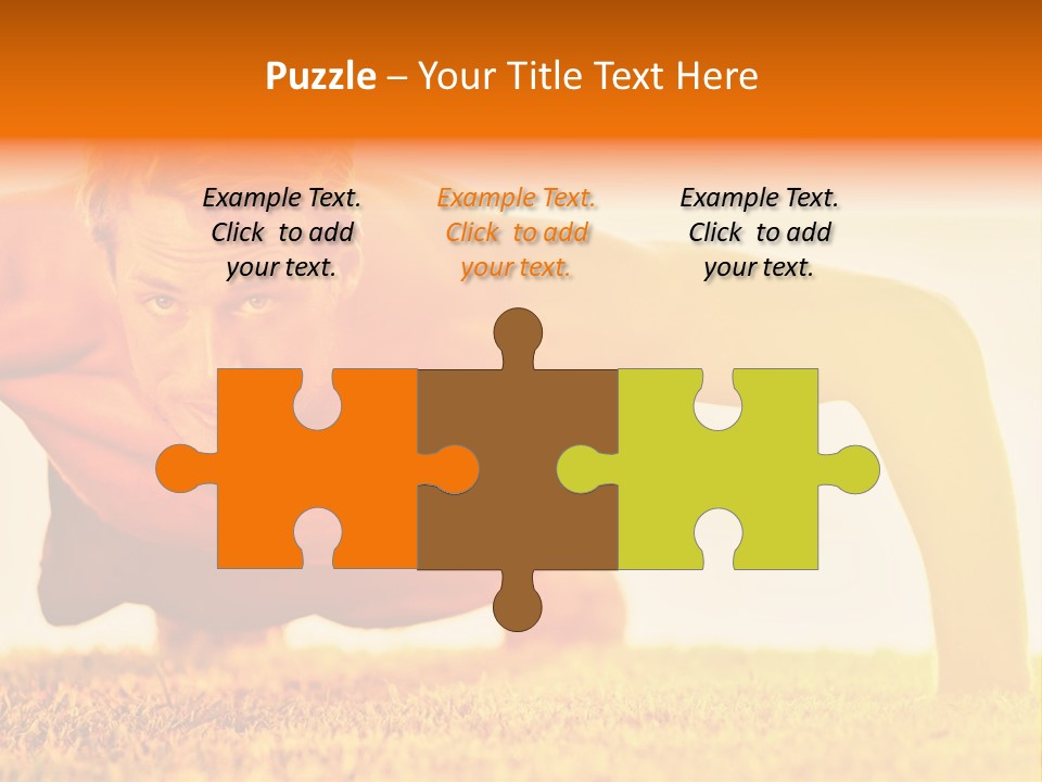 Male Body Sunny PowerPoint Template