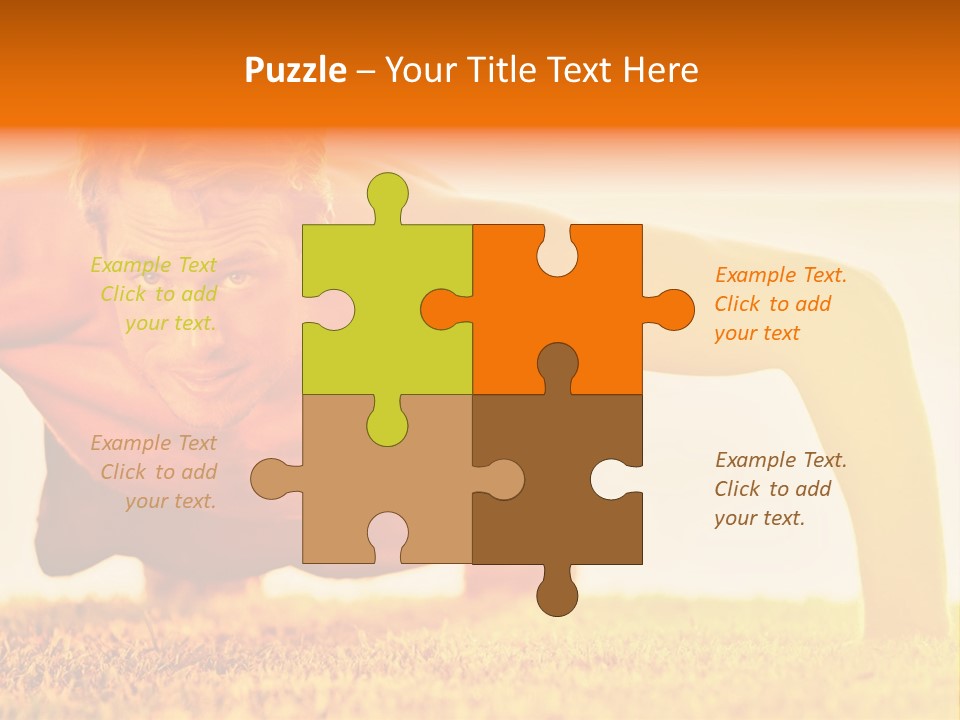 Male Body Sunny PowerPoint Template