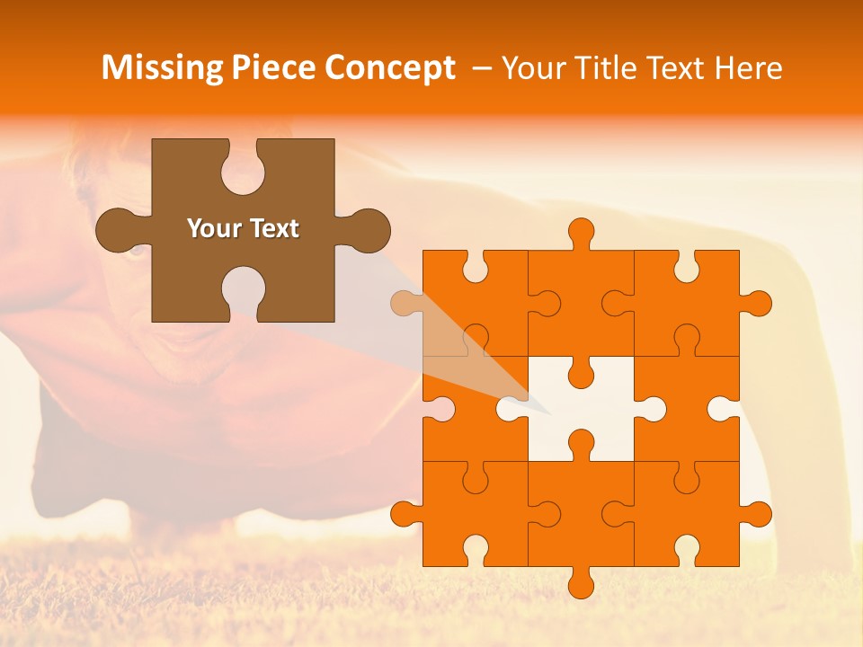 Male Body Sunny PowerPoint Template