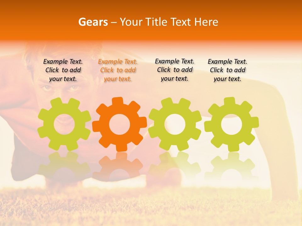 Male Body Sunny PowerPoint Template