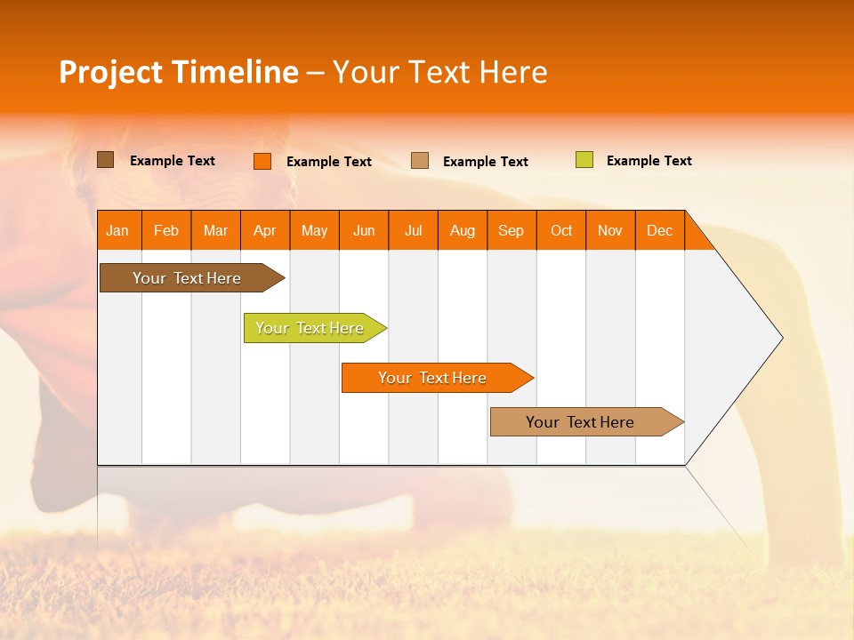 Male Body Sunny PowerPoint Template