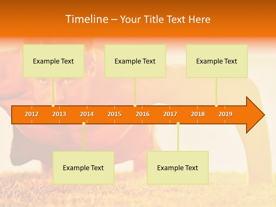 Male Body Sunny PowerPoint Template